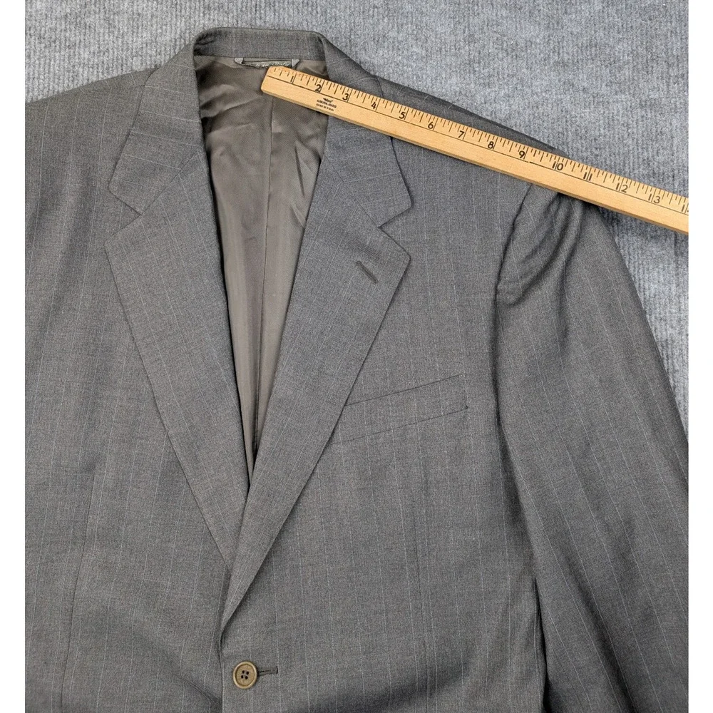 Canali Blazer Men 52R Loro Piana Tasmanian Wool Pinstripe Old Money Quiet Luxury